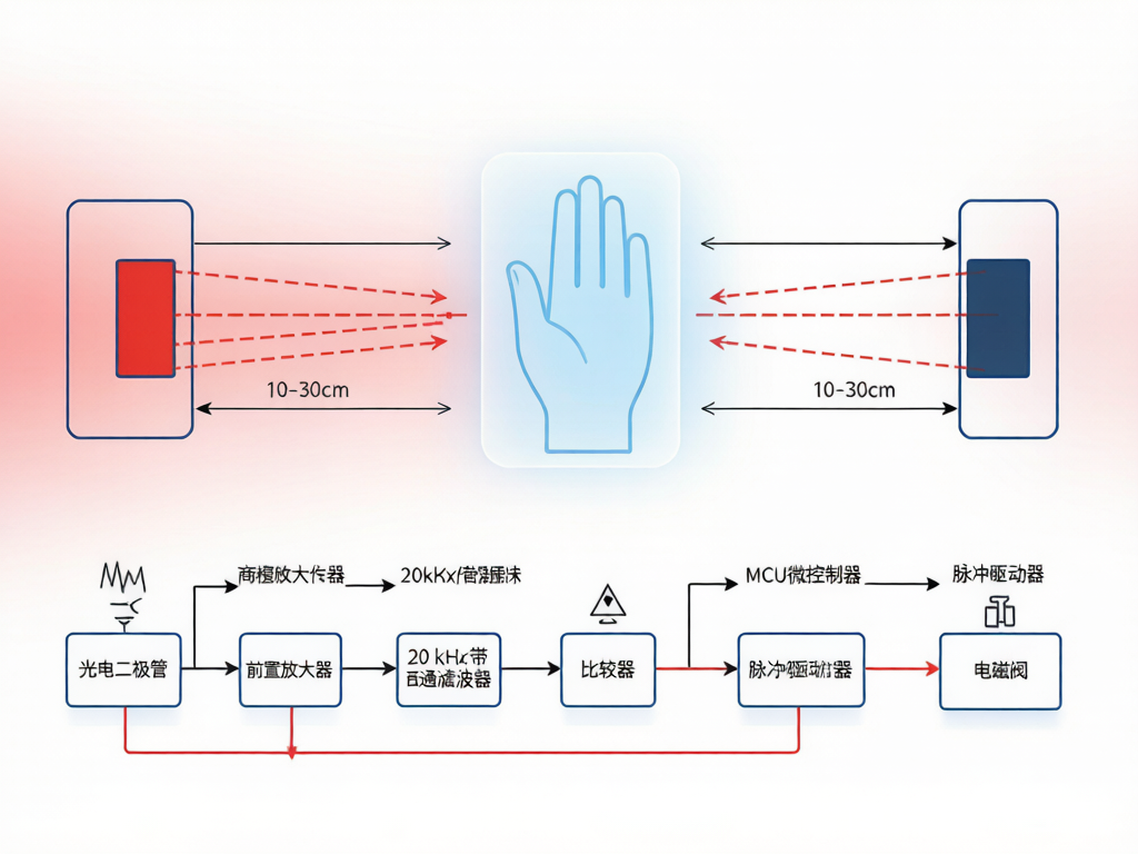 A1 Low-Power IR Infrared Control Board Module for Sensor Sanitary Ware
